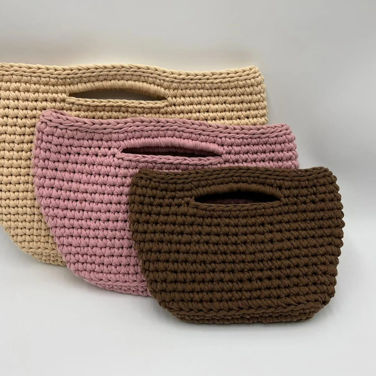 Multisize Trendy Clutch Hand Bag Crochet Pattern
