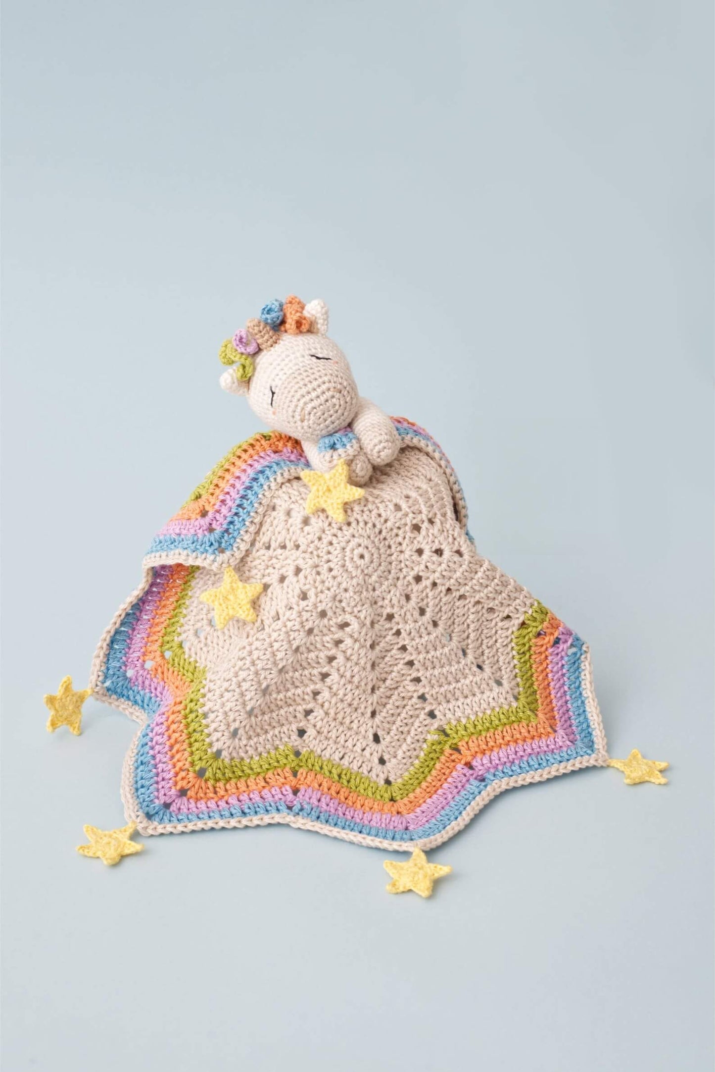 Celeste the Unicorn Lovey Crochet Pattern