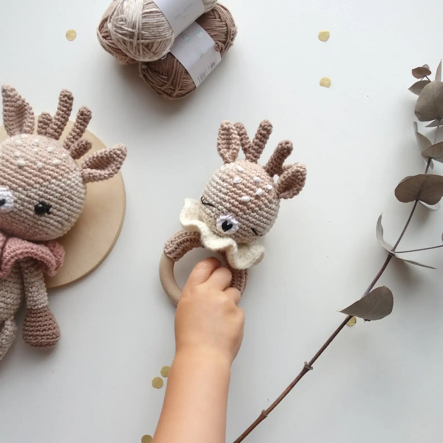 Fawn Rattle Crochet Pattern