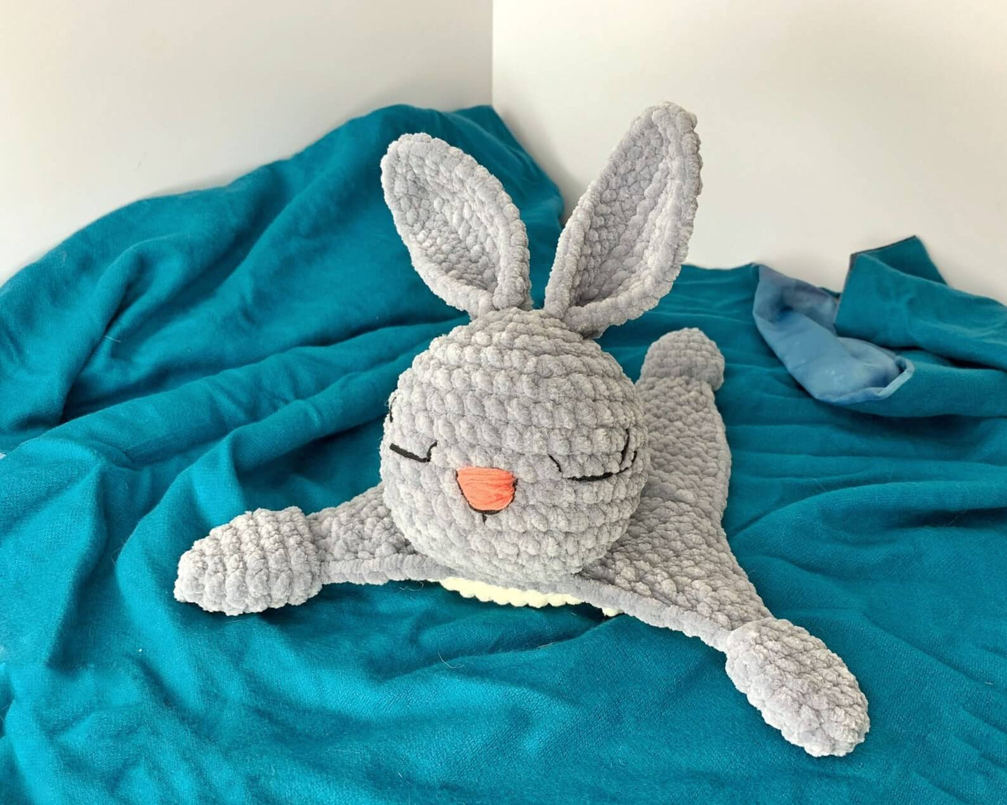 Bunny Lovey Security Blanket Crochet Pattern