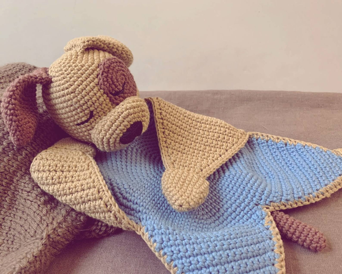 Puppy Lovey Security Blanket Crochet Pattern