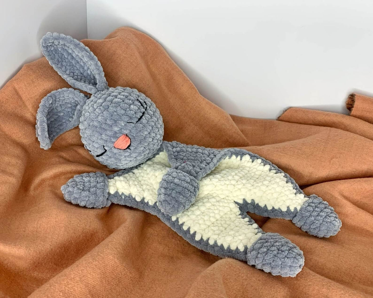 Bunny Lovey Security Blanket Crochet Pattern
