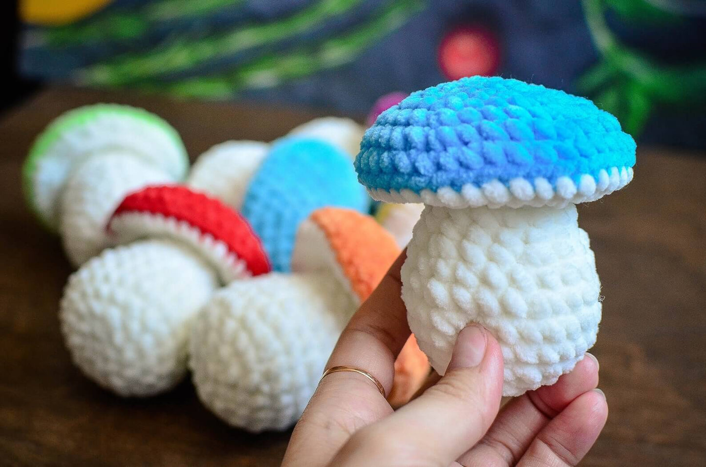 Toadstool Mushroom Crochet Pattern