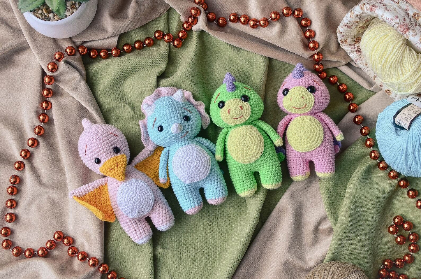 Baby Dinosaur Collection Crochet Pattern