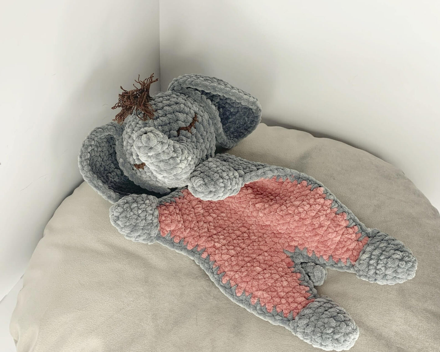 Elephant Lovey Crochet Pattern