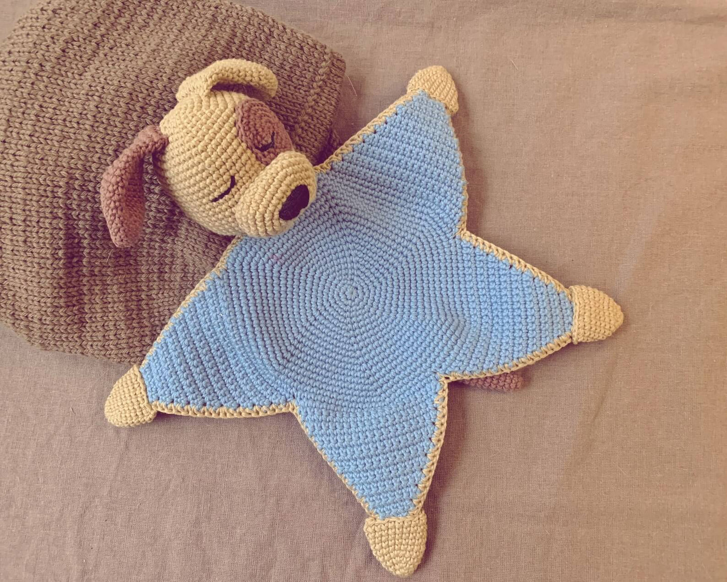 Puppy Lovey Security Blanket Crochet Pattern