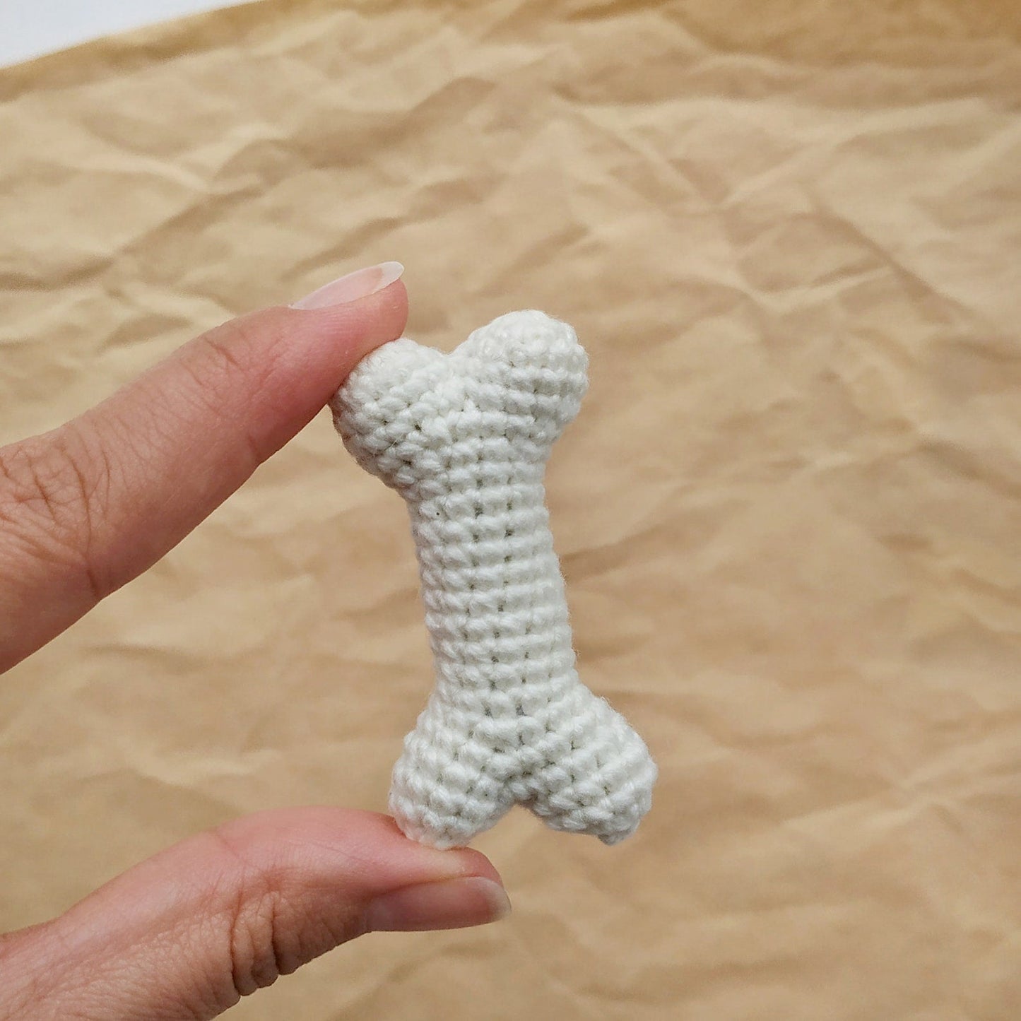 Human Bones Keychain Crochet Pattern
