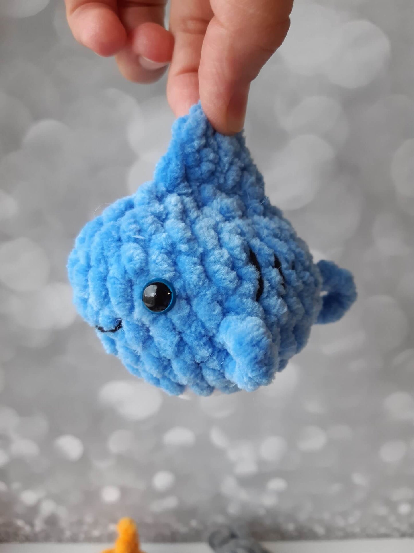 Baby Shark Key Chain Crochet Pattern