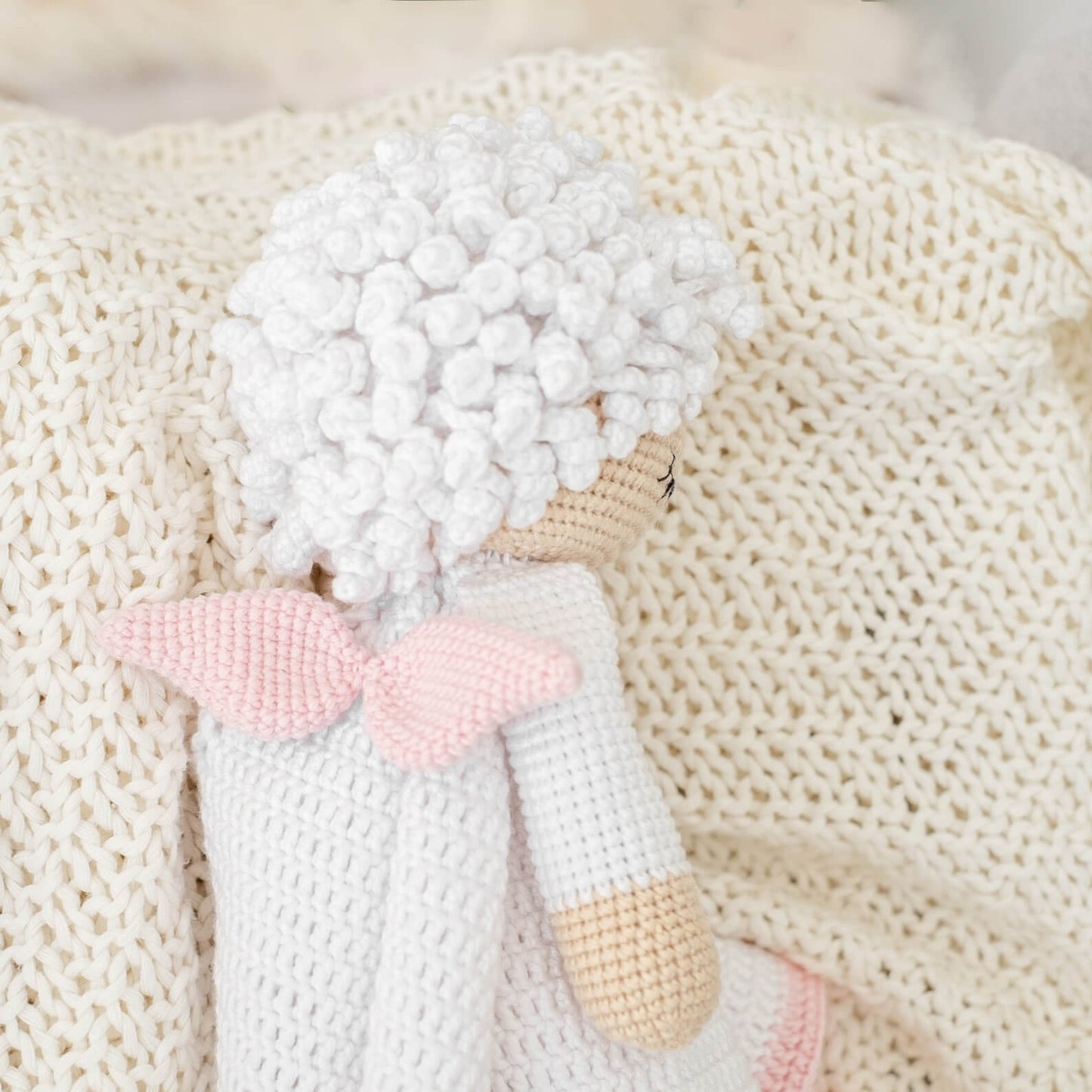 Angel Lovey Security Blanket Crochet Pattern
