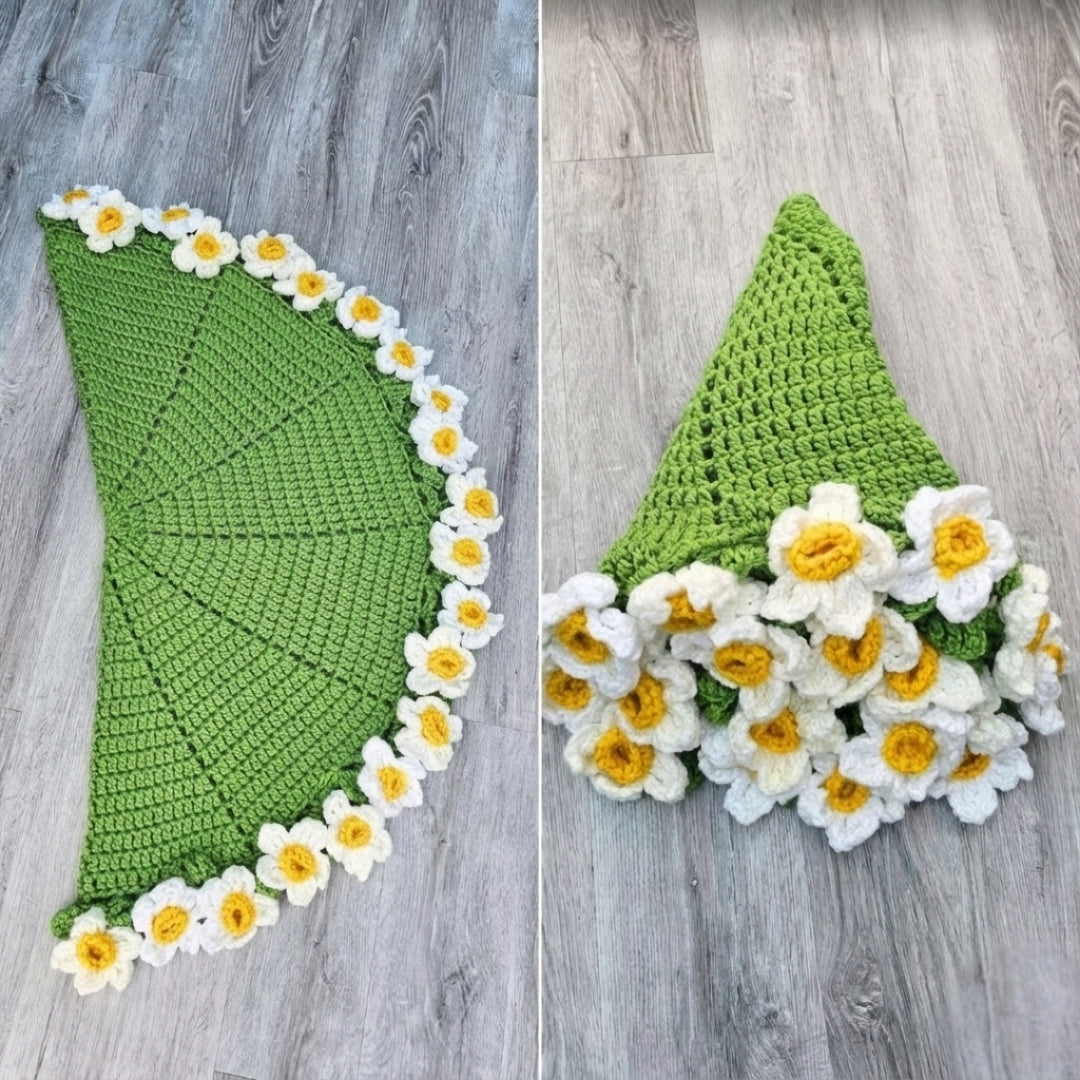 Botanical Harmony Motif Cover Set Crochet Pattern