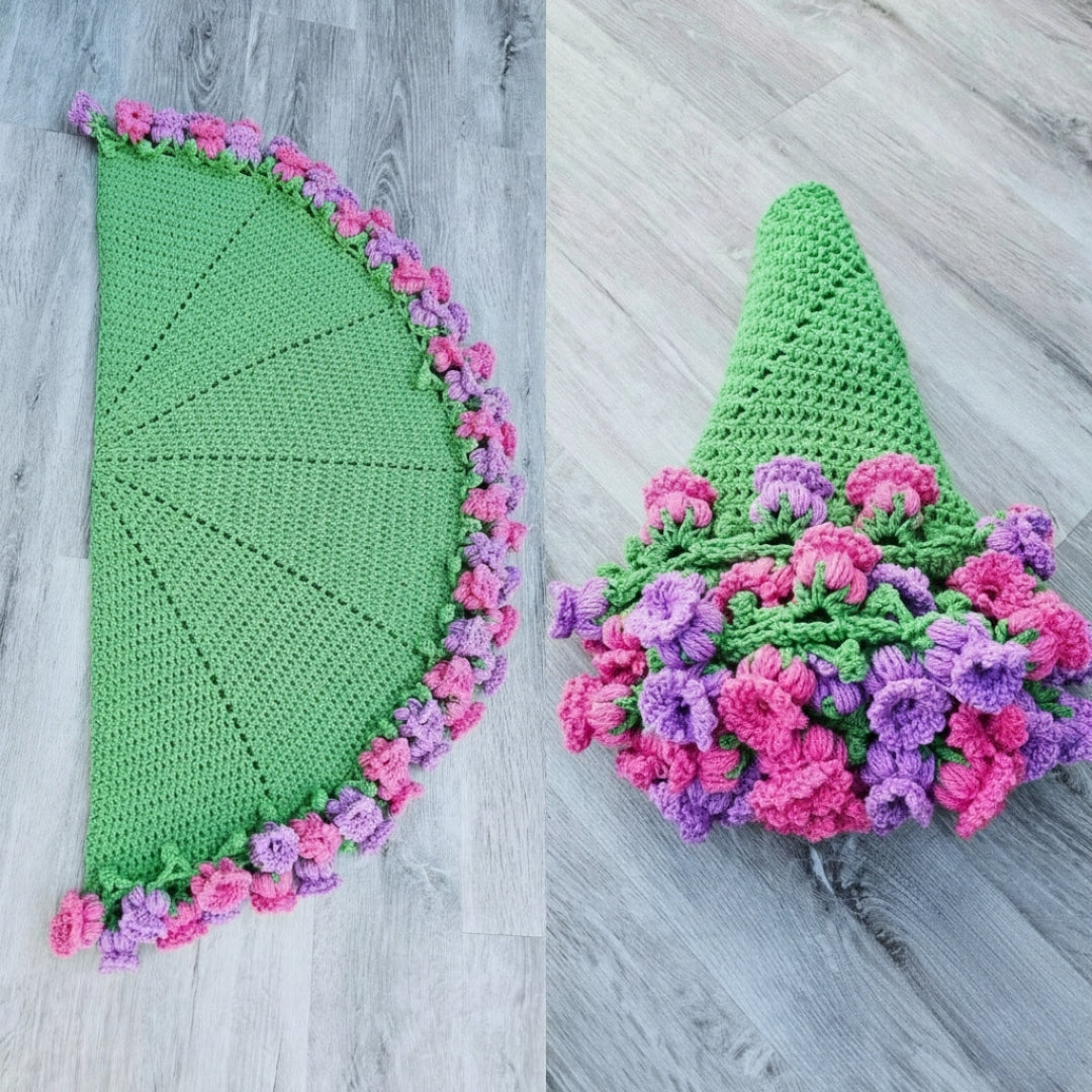 Botanical Harmony Motif Cover Set Crochet Pattern