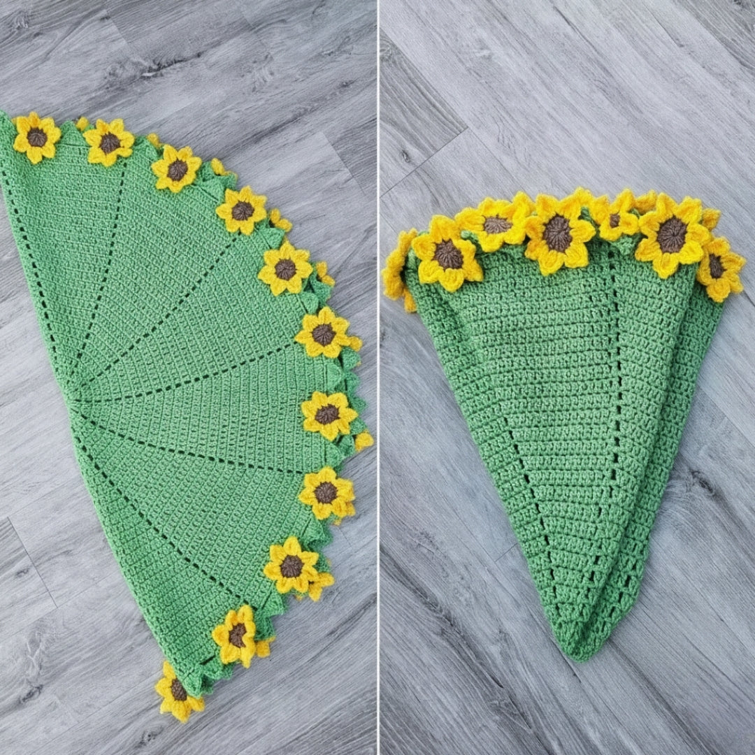 Botanical Harmony Motif Cover Set Crochet Pattern