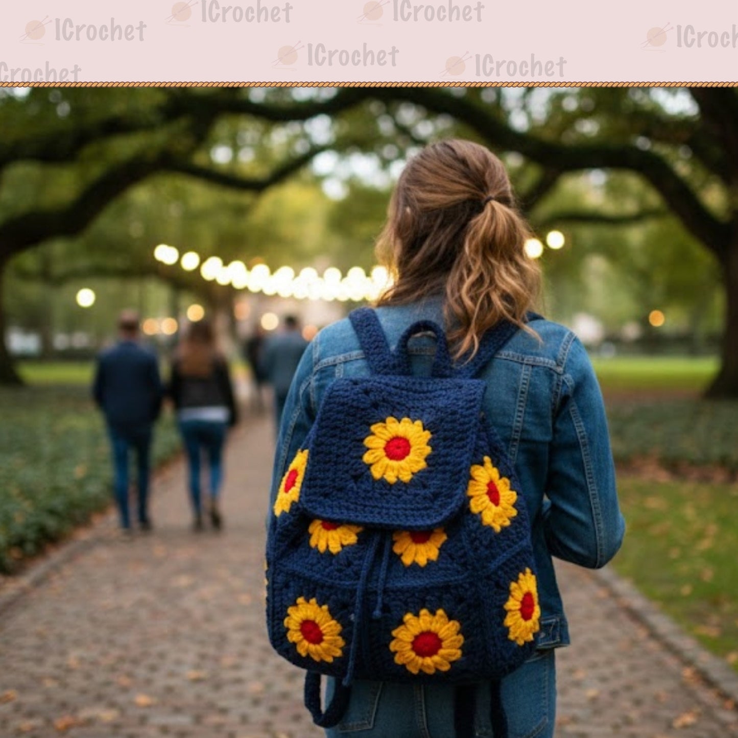 Vintage Motif Carryall Crochet Pattern