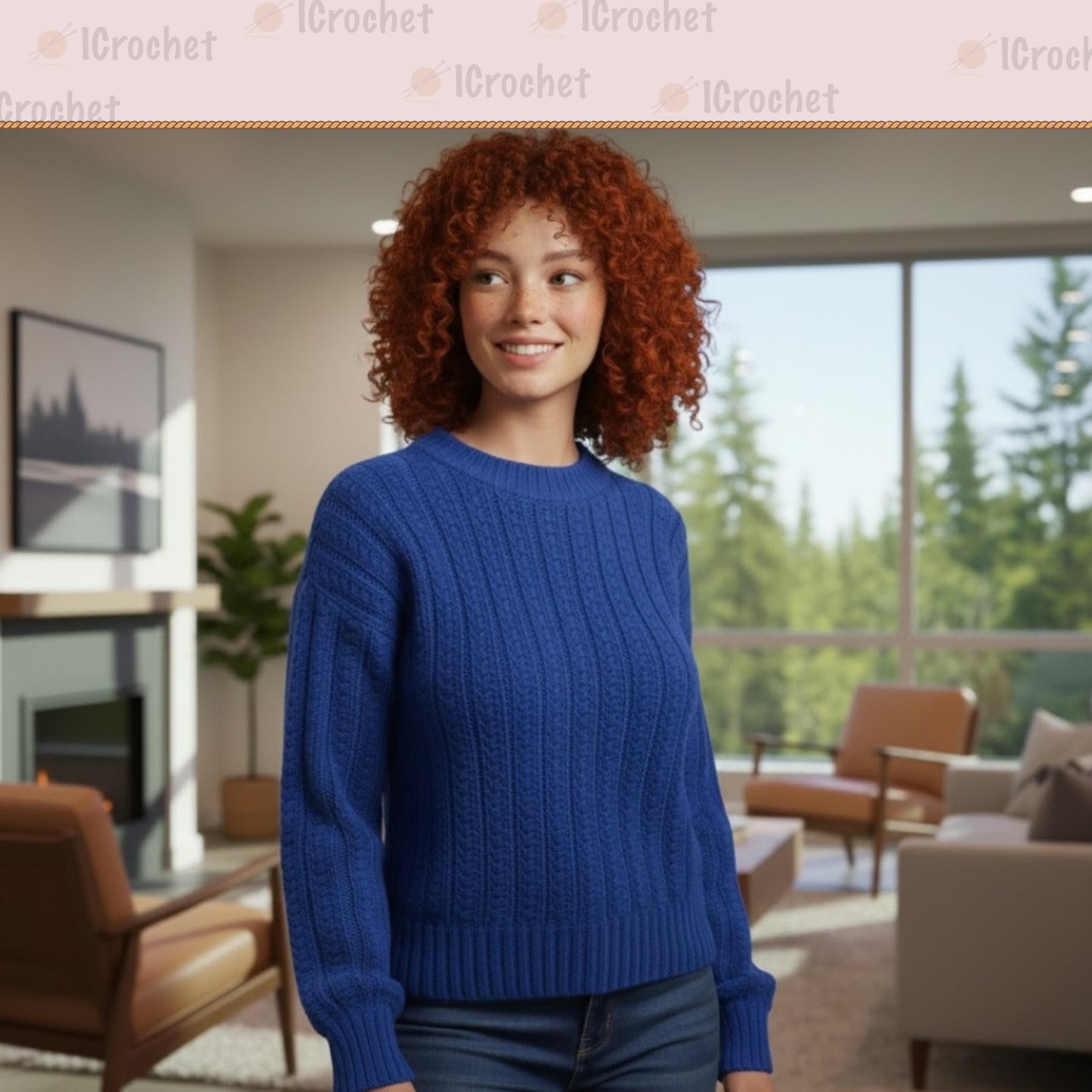 Luxe Raised Detail Pullover Crochet Pattern