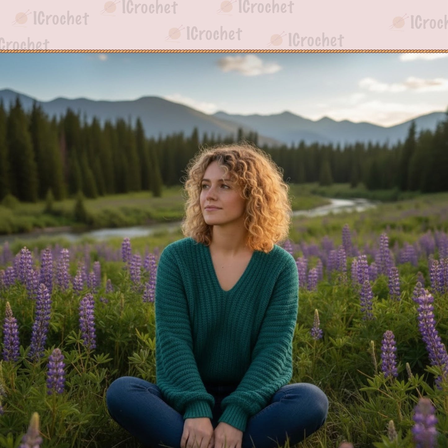 Effortless Everyday Deep Neck Top Crochet Pattern
