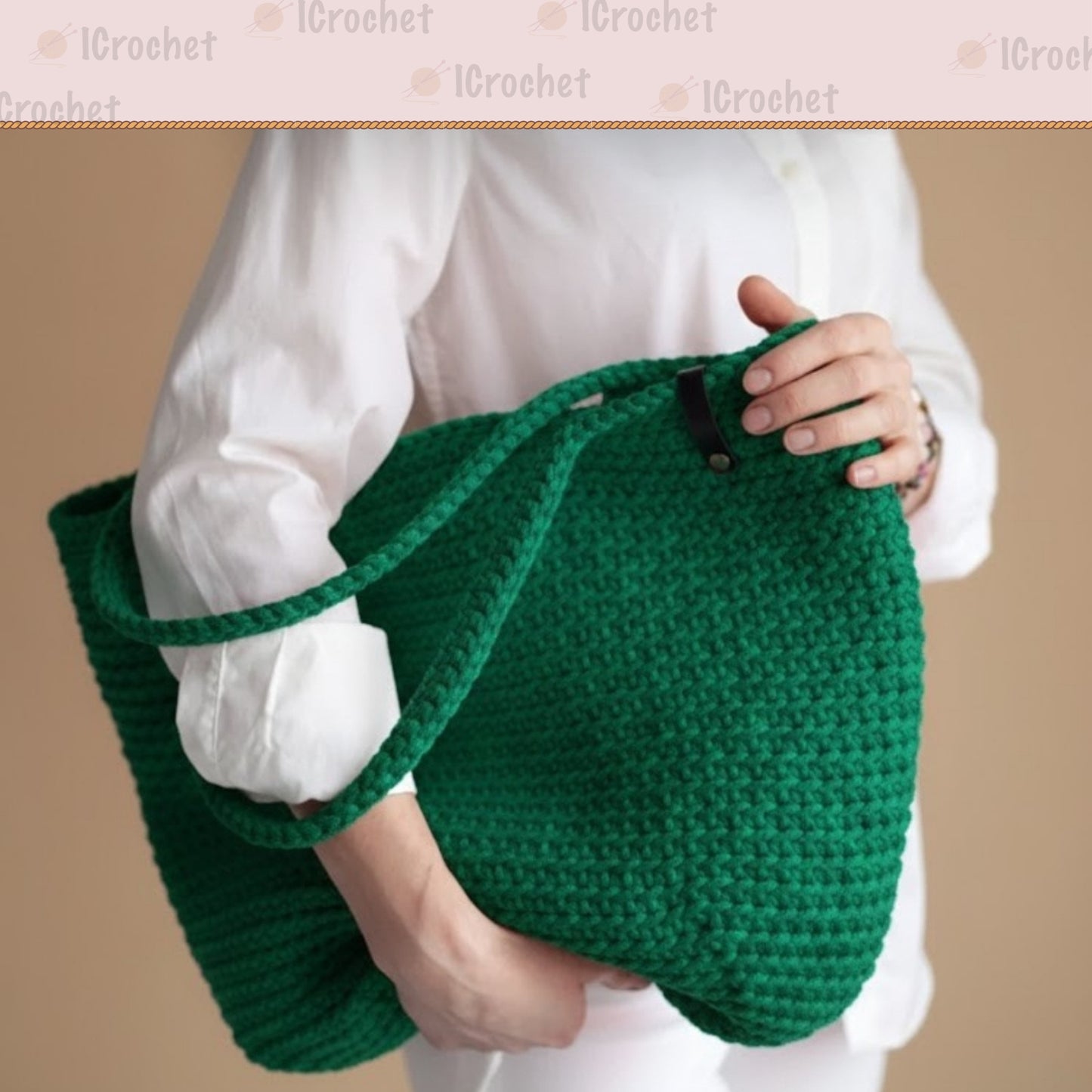 Spacious Woven Carryall Crochet Pattern