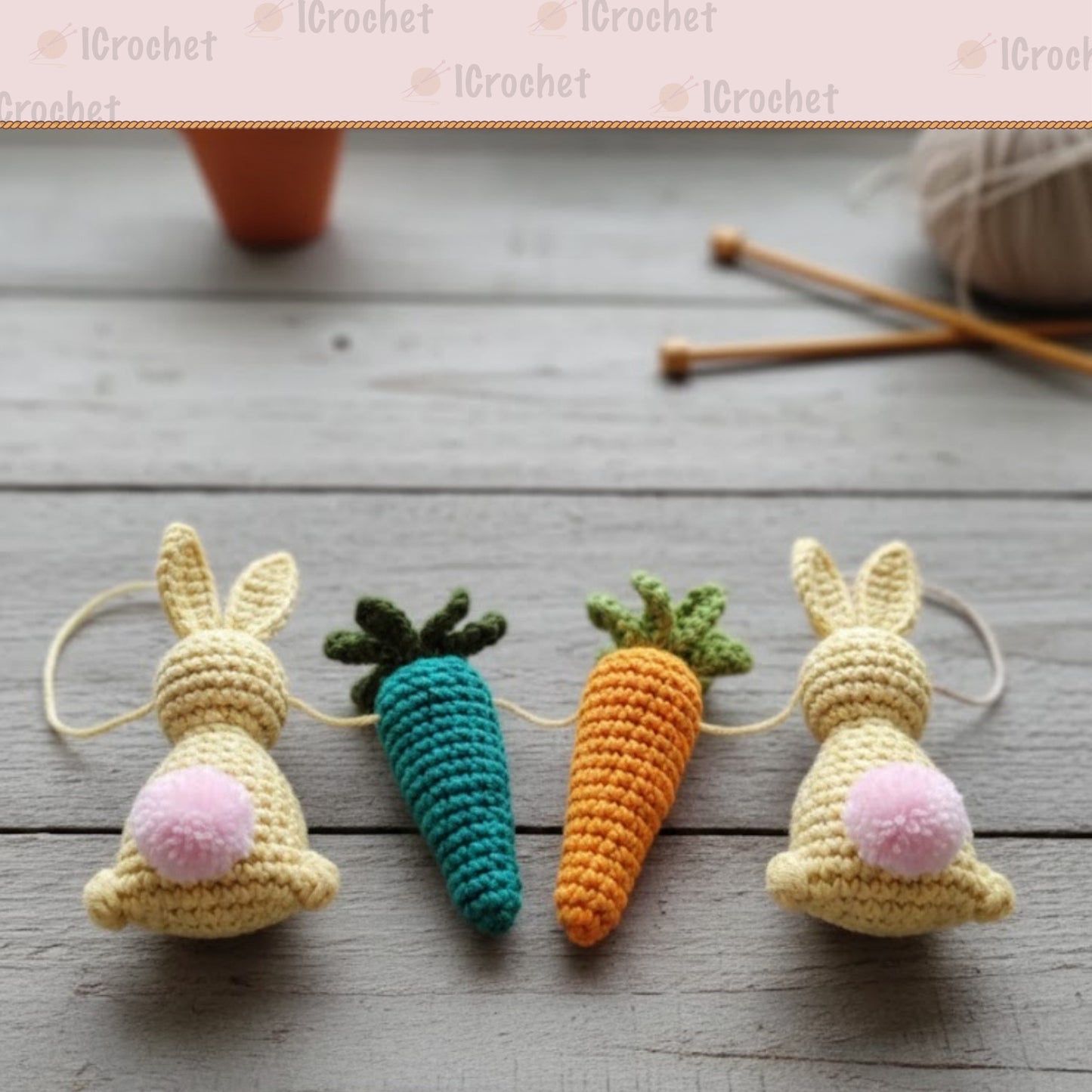 Whimsical Spring Hopper Plush Crochet Pattern
