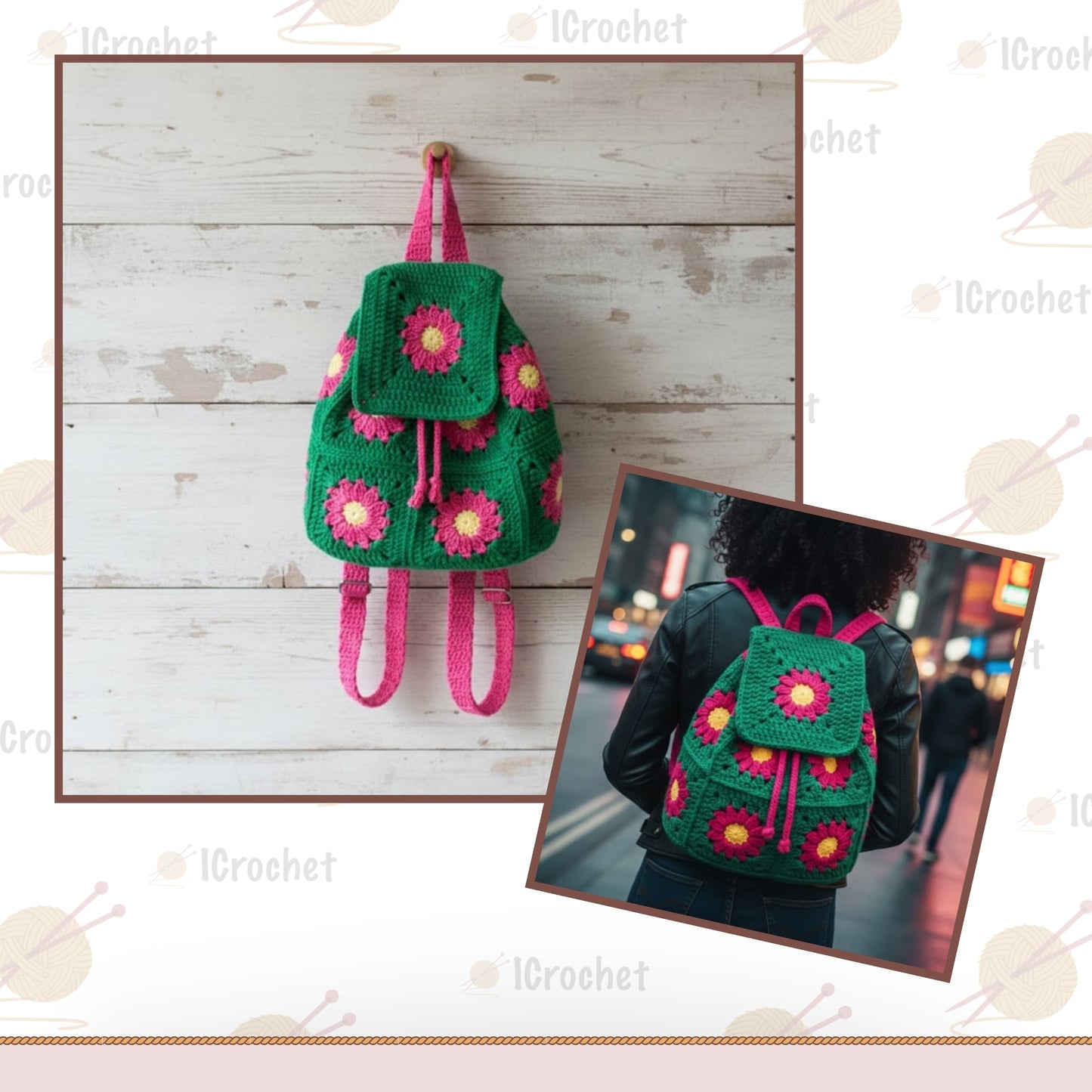 Vintage Motif Carryall Crochet Pattern