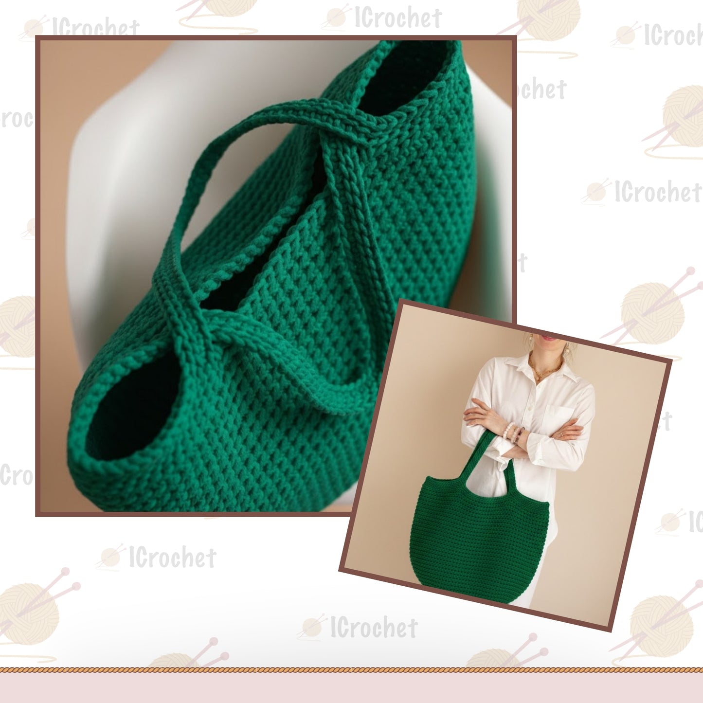 Spacious Woven Carryall Crochet Pattern