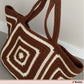 Classic Patchwork Carry Tote Crochet Pattern