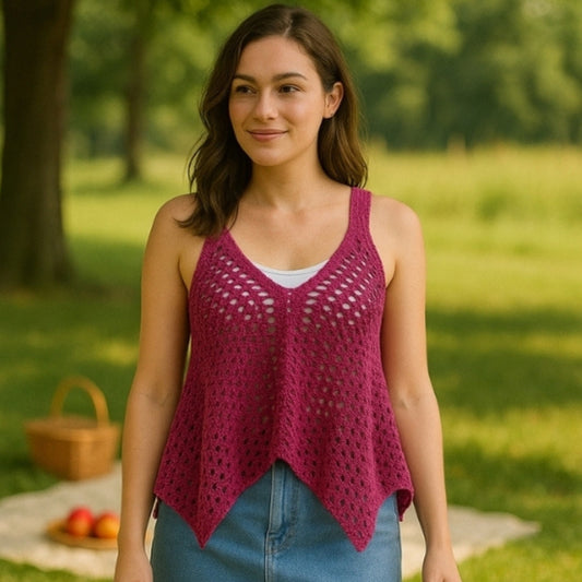 Summer Tunic Cover Top Crochet Pattern