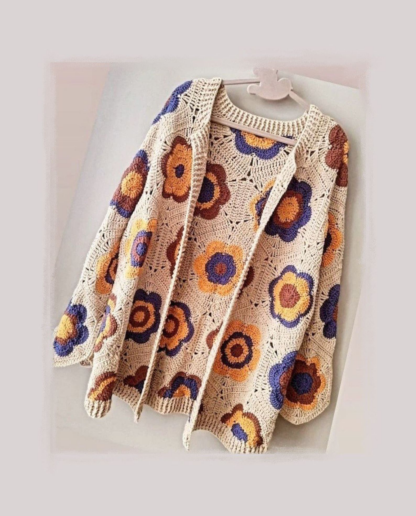 Summer Floral Cardigan Crochet Pattern