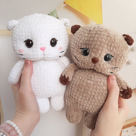 Chubby Kitty Comfort Toy Crochet Pattern