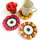 Decorative Flower Coster Crochet Pattern