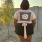 Overlapping Crop Top Crochet Pattern