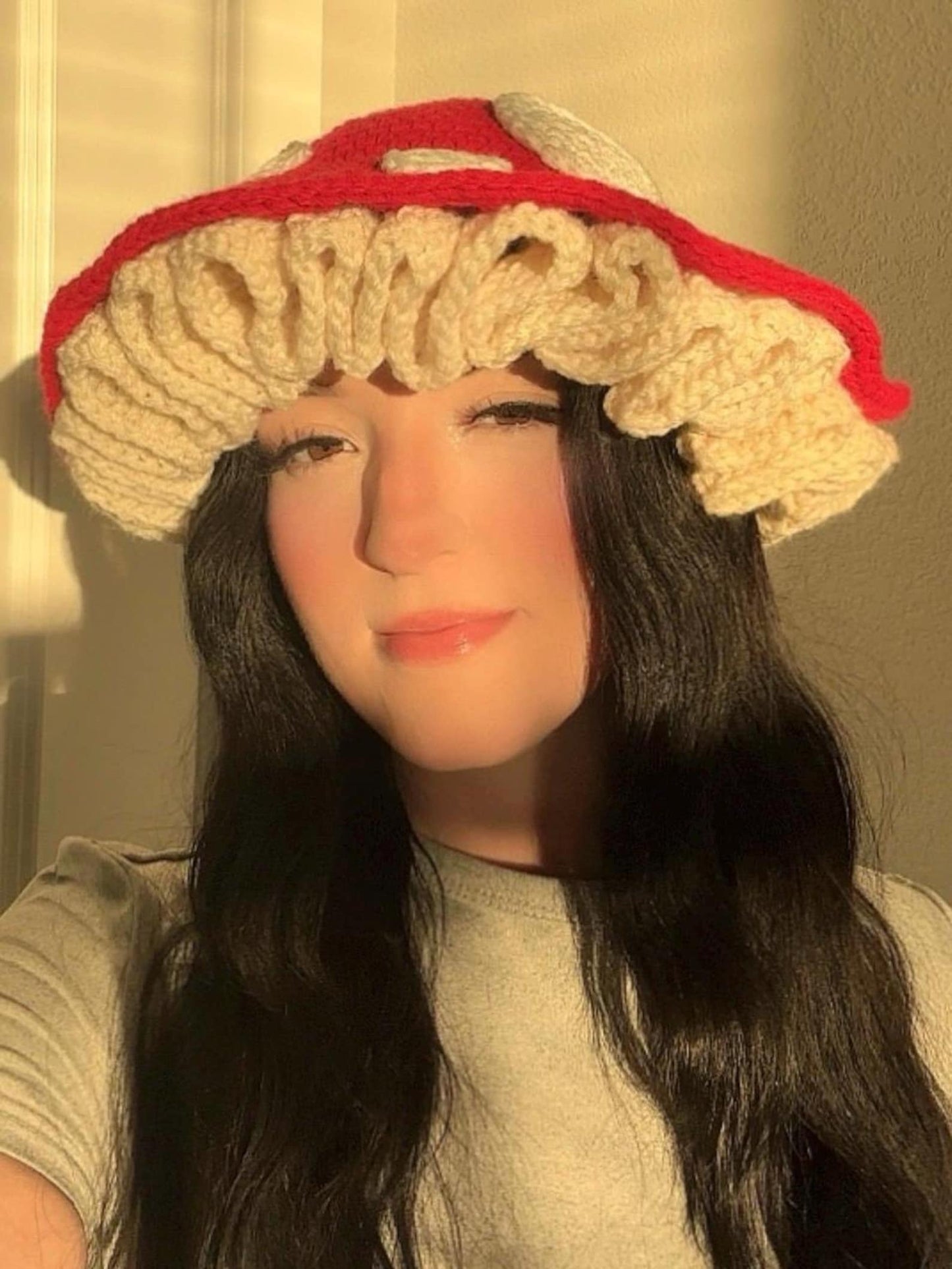 Realistic Mushroom Hat Crochet