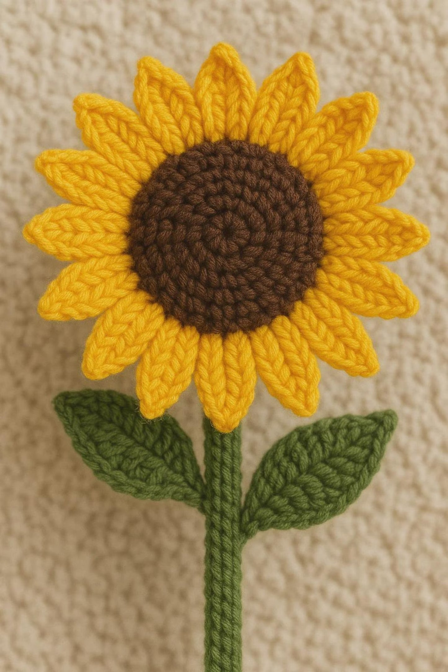 Sunflower Aesthetic Curtain Garland Crochet Pattern