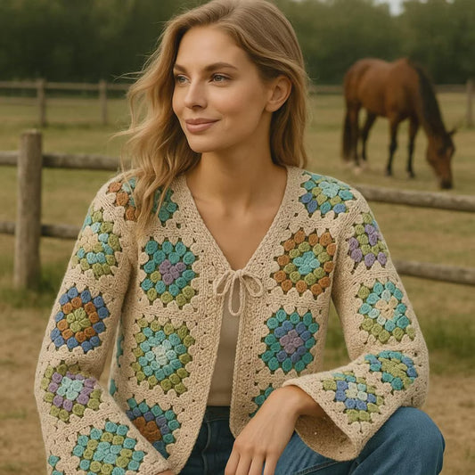 Cozy Farm Lounge Cardigan Crochet Pattern