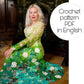 Garden Fantasy Long Dress Crochet Pattern