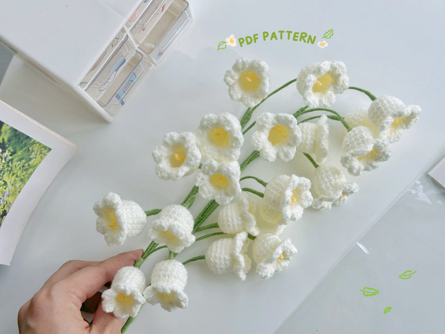 Flower Decor - Bell Flowers Crochet Pattern