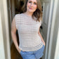 Summer Tee in Eyelet Style Crochet Pattern