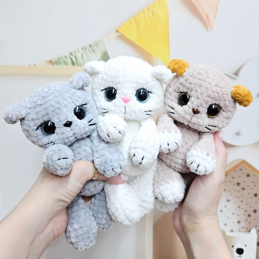 Little Kitten Hand Fidget Toy Crochet Pattern