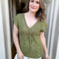 Fashionable Vneck Top Crochet Pattern