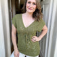 Fashionable Vneck Top Crochet Pattern