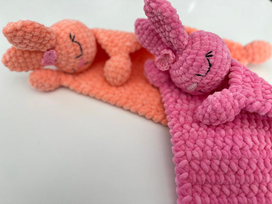 Bunny Cuddle Blanket Crochet Pattern