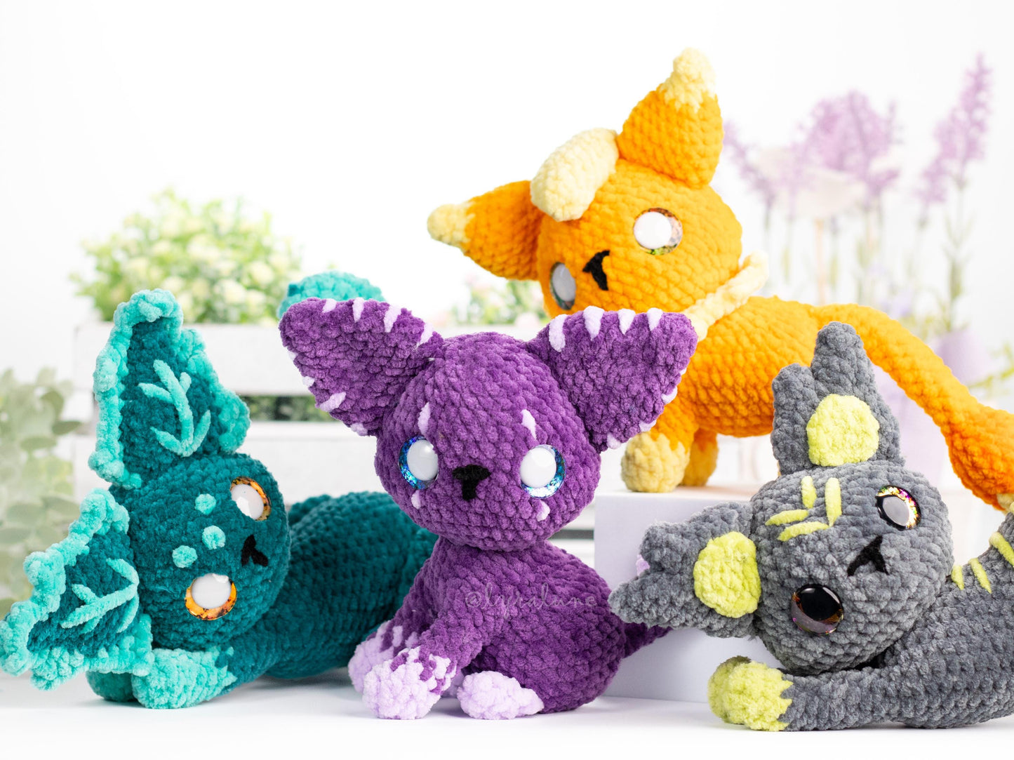 4in1 Power Cats Crochet Pattern