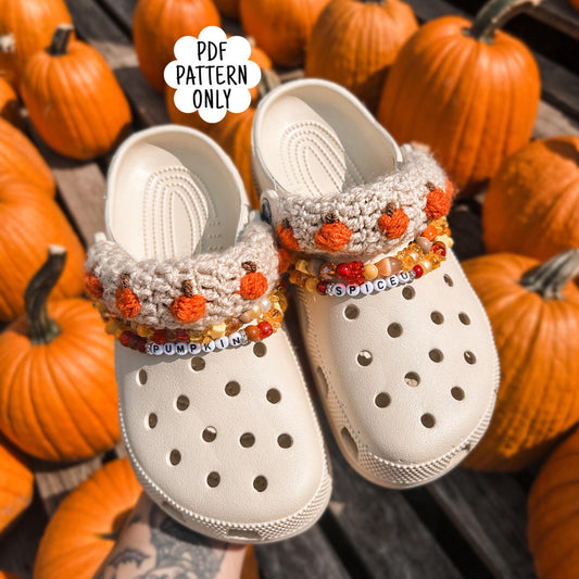Pumpkin Crocs Strap Crochet Pattern