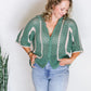 Lightweight Buttoned Summer Top Crochet Pattern