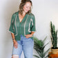 Lightweight Buttoned Summer Top Crochet Pattern