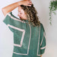 Lightweight Buttoned Summer Top Crochet Pattern