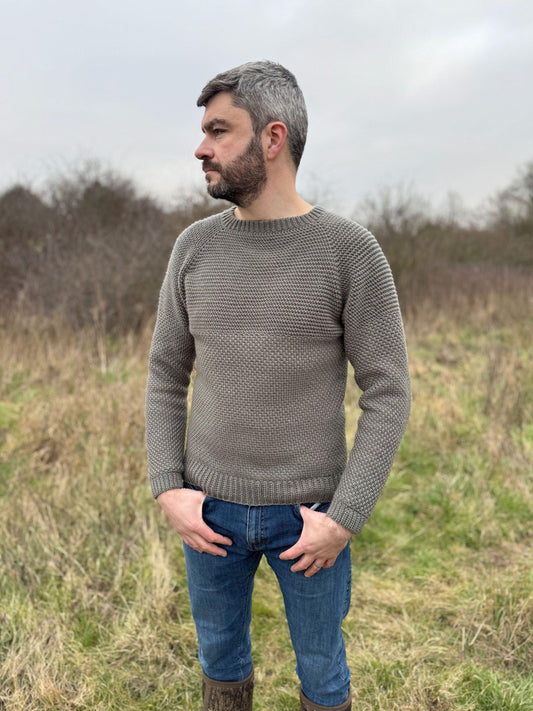Timeless Men Pullover Sweatshirt Crochet Pattern