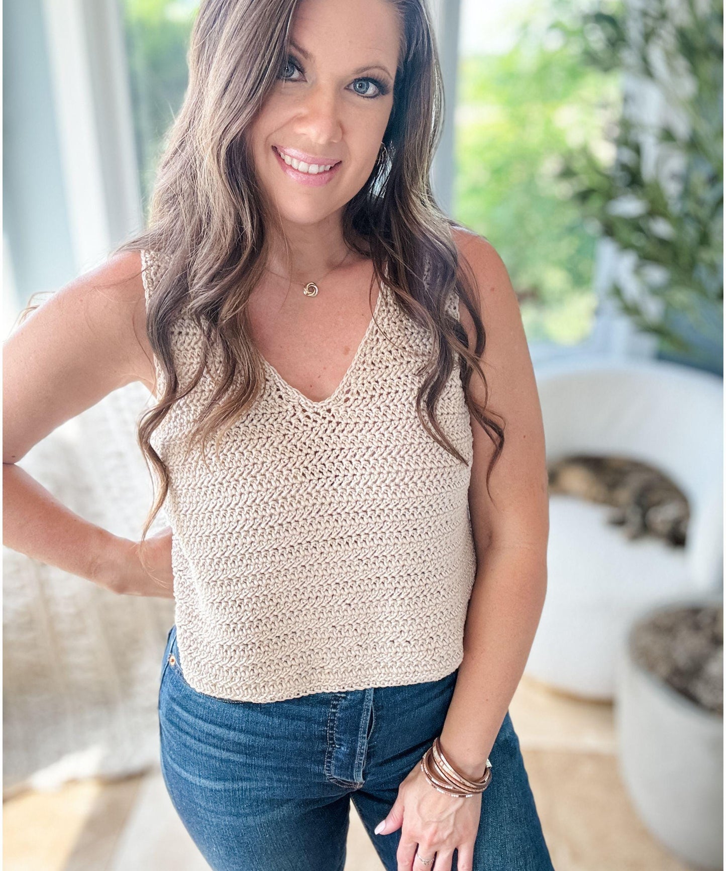 Aesthetic Tank Top Crochet Pattern