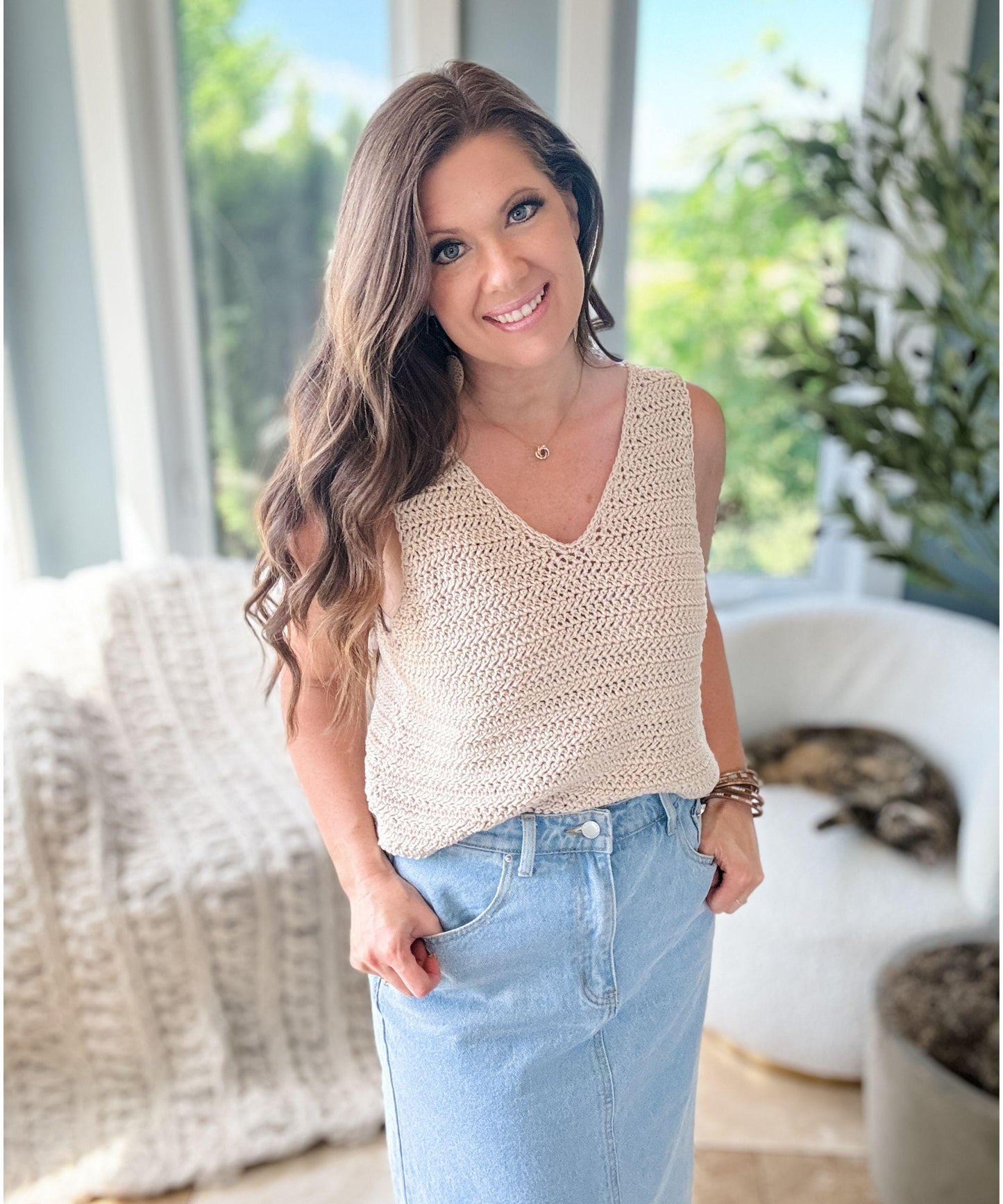Aesthetic Tank Top Crochet Pattern