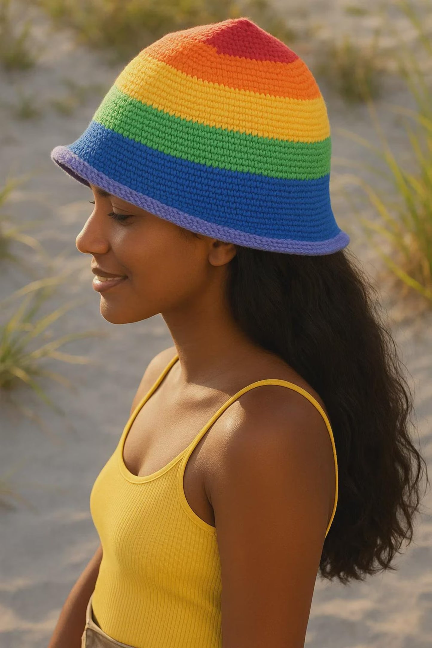 Colorful Bucket Hat Crochet Pattern