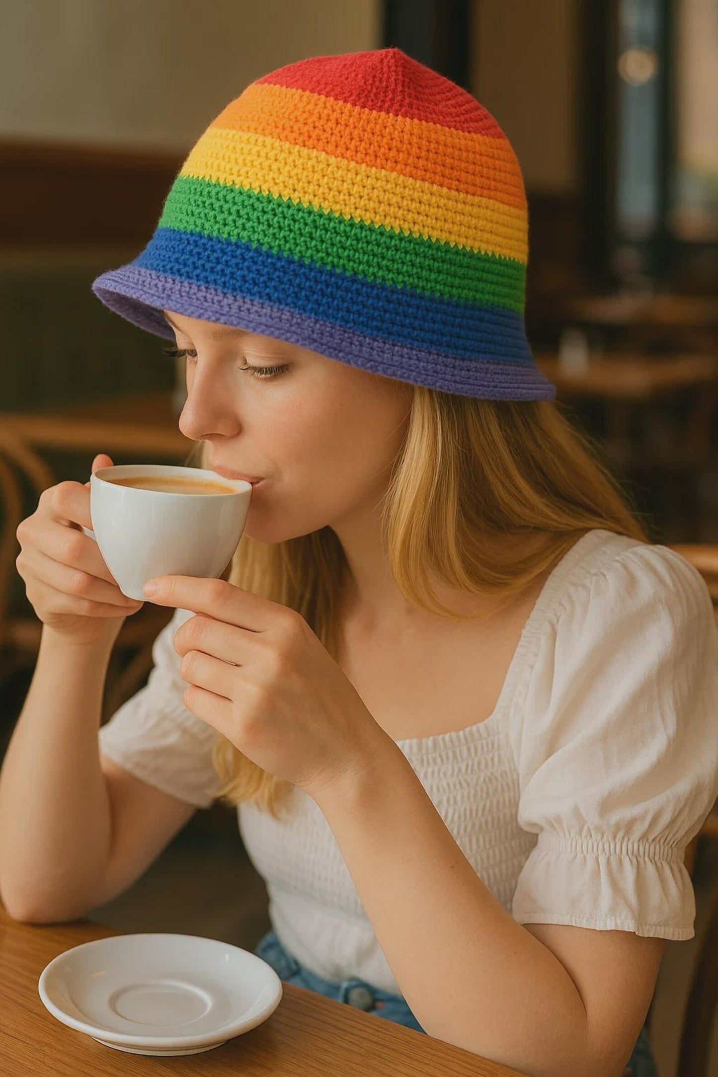 Colorful Bucket Hat Crochet Pattern