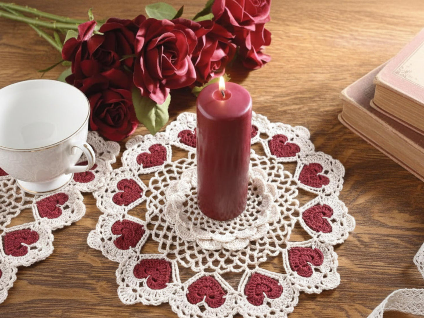 Lace Table Accent Vintage-Inspired Crochet Pattern